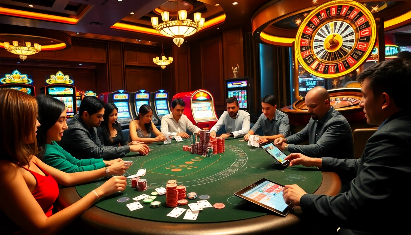Explore the excitement of the casino at https://f8beta2.support/ with players strategizing their poker hands at a high-stakes table.
